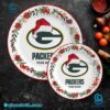 Green Bay Packers Christmas Personalized Ceramic Plate-b A0Ic4gk