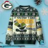 Green Bay Packers Grinch Merry Kissmyass Ugly Christmas Sweater luBRonE