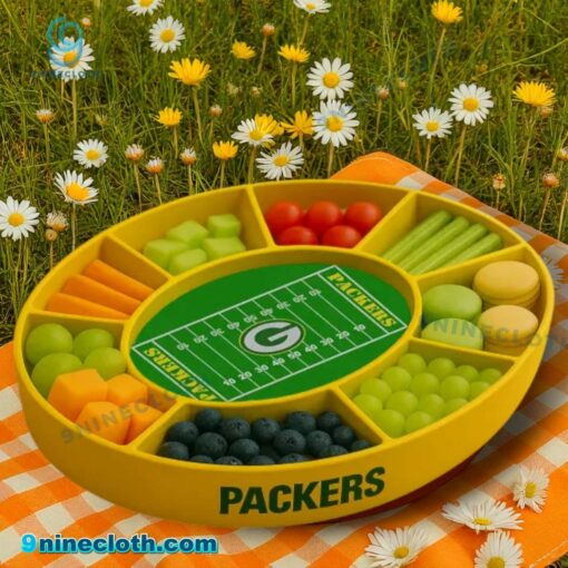 Green Bay Packers Stadium Snack Platter oy4g2bm