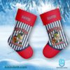 Grinch And Max Boston Red Sox 125th Anniversary Personalized Christmas Stocking-a vGOVhPb