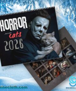 Horror But With Cats Wall Calendar 2026 uFzYOrg