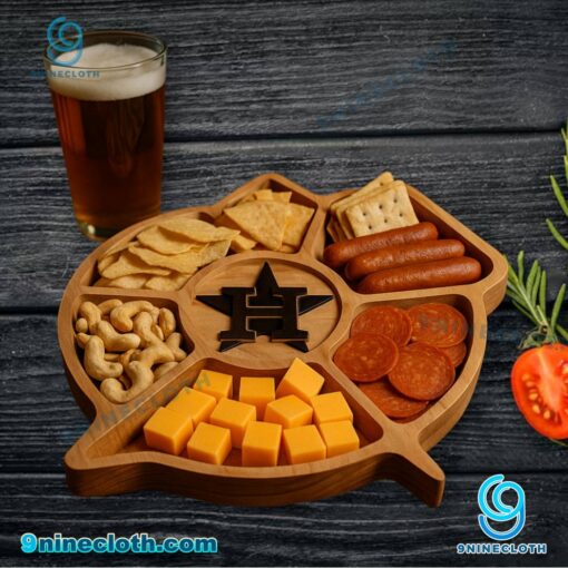 Houston Astros MLB Wooden Charcuterie Board chCpd2I