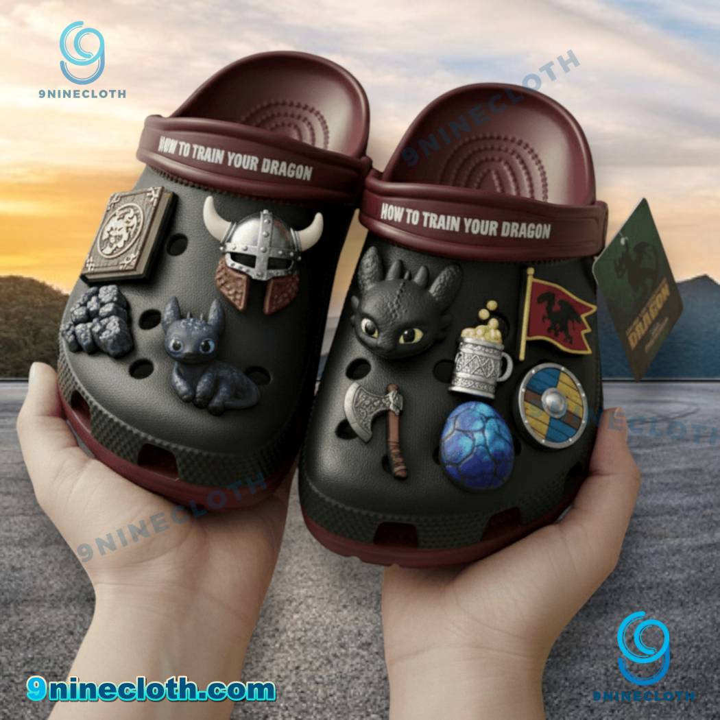 How To Train Your Dragon Crocs With Charms-b der4v6Z