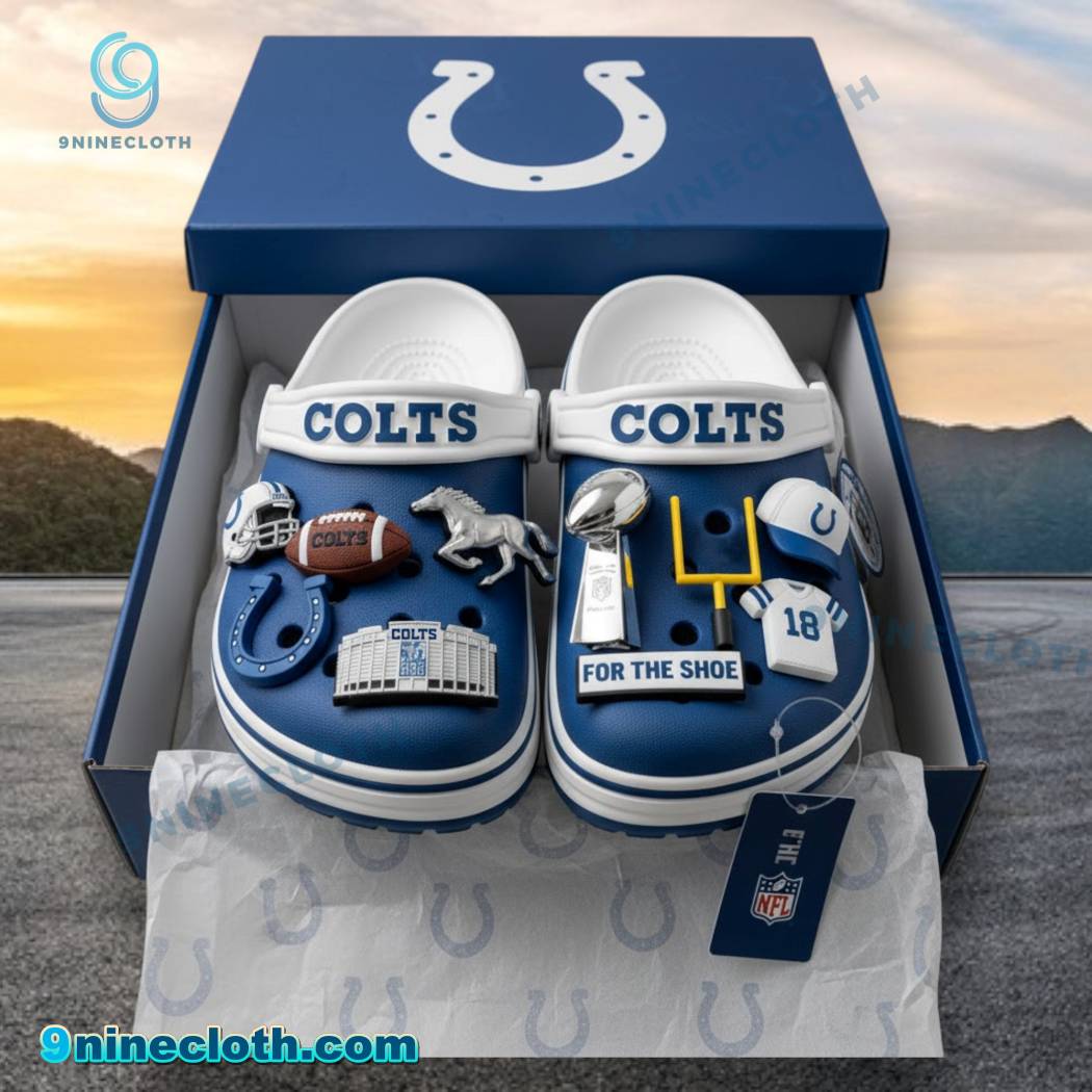 Indianapolis Colts Crocs With Charms 2sSbLew