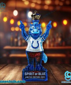 Indianapolis Colts Spirit Of Blue Limited Edition 2025 Whiskey Bottle OmBJH3C