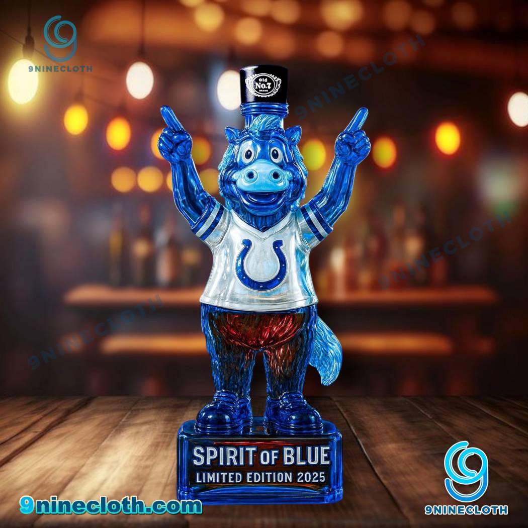 Indianapolis Colts Spirit Of Blue Limited Edition 2025 Whiskey Bottle-a aiT8EYr