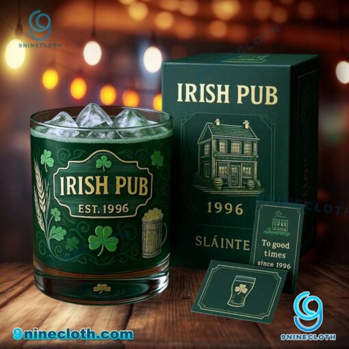 Irish Pub Whiskey Glass Gfs8oEC