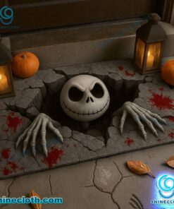 Jack Skellington Pit Halloween Rug qhpb75K