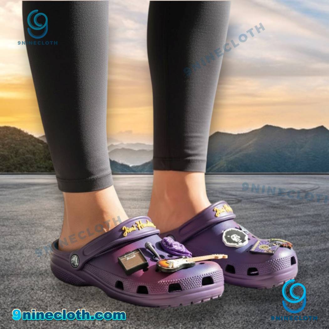 Jimi Hendrix Crocs With Charms-a kQr19O5