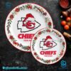 Kansas City Chiefs Christmas Personalized Ceramic Plate-b VaIk3l2
