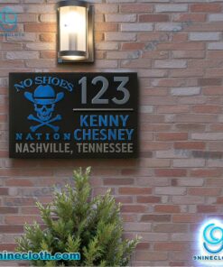 Kenny Chesney No Shoes Nation House Address Signs TckGJoq