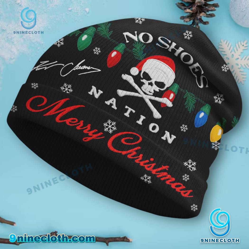 Kenny Chesney No Shoes Nation Merry Christmas Beanie Hat-b 3EOLPw1