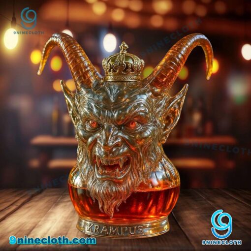 Krampus Whiskey Bottle 4rASPpZ