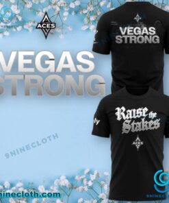 Las Vegas Acesraise The Stakes Vegas Strong Shirt Y1S9Bvt