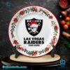 Las Vegas Raiders Christmas Personalized Ceramic Plate-a U036Z1j