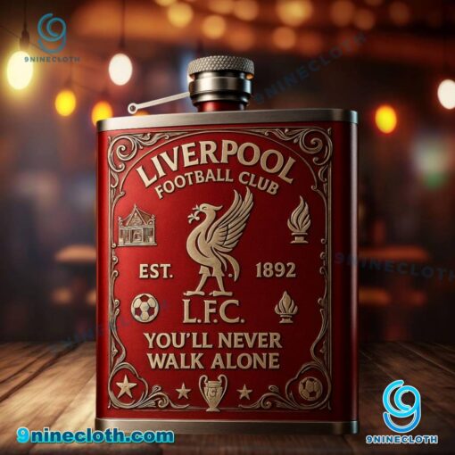 Liverpool Football Club Hip Flask Stainless Steel Whiskey Bottle qzYnAuj