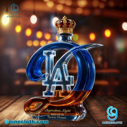 Los Angeles Dodgers Legendary Night 2025-10-18 Shohei Ohtani Whiskey Bottle i5LC0ct