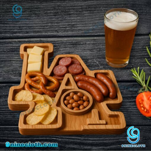 Los Angeles Dodgers MLB Wooden Charcuterie Board e9ixvCE