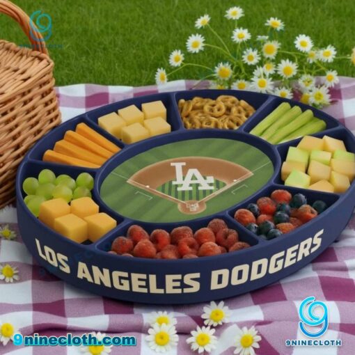 Los Angeles Dodgers Stadium Snack Platter Pubm2st