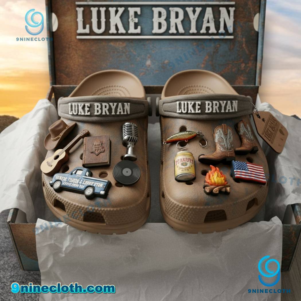 Luke Bryan Crocs With Charms JohIenP