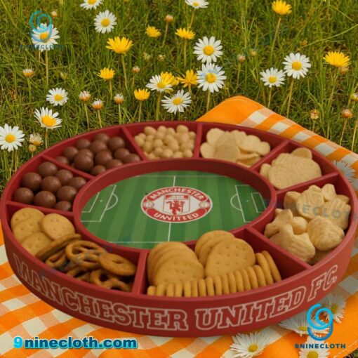 Manchester United F.C. Stadium Snack Platter exmW1yt
