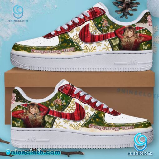 Mariah Carey Christmas Time Air Force Shoes hpXOG8I