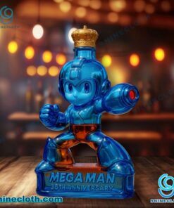 Mega Man 38th Anniversary Whiskey Bottle 7eTKYkR