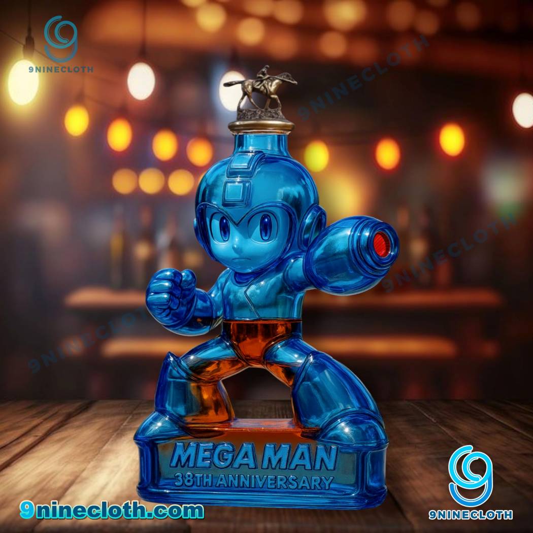 Mega Man 38th Anniversary Whiskey Bottle-b l3FyuRV
