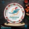 Miami Dolphins Christmas Personalized Ceramic Plate-a WlMFngd