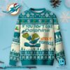 Miami Dolphins Grinch Merry Kissmyass Ugly Christmas Sweater BQZctTR