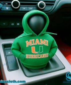 Miami Hurricanes Car Gear Shift Hoodie 3mURlku