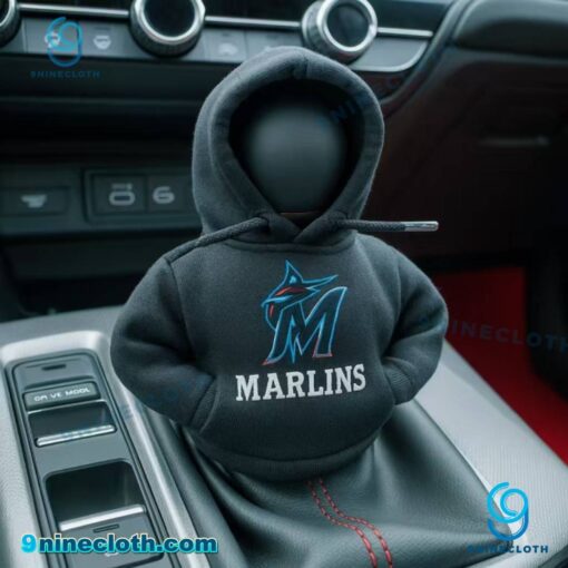 Miami Marlins Car Gear Shift Hoodie myTlzU2