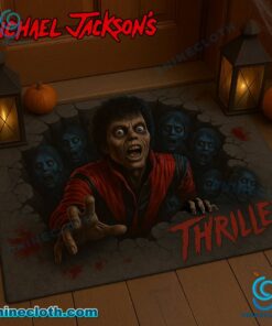 Michael Jackson Thriller Pit Halloween Rug ls9k7ap