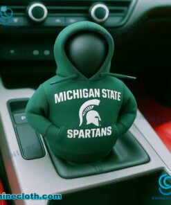 Michigan State Spartans Car Gear Shift Hoodie 3ZONUEz
