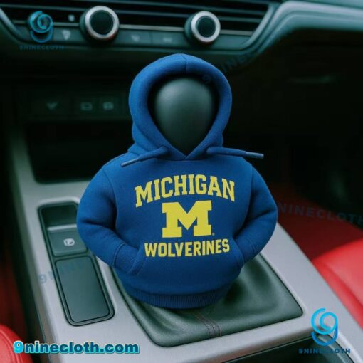 Michigan Wolverines Car Gear Shift Hoodie j83DZme