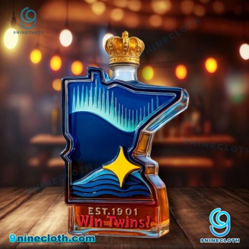 Minnesota Twins Win Twins Whiskey Bottle j7ClVku