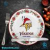 Minnesota Vikings Christmas Personalized Ceramic Plate fzR0Vlm