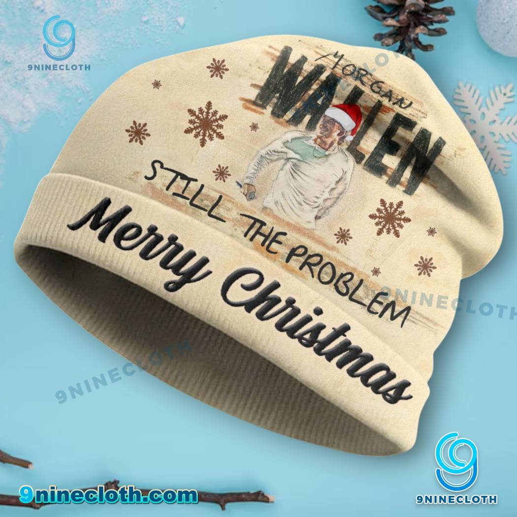 Morgan Wallen I'm The Problem Merry Christmas Beanie Hat iyE0F2j