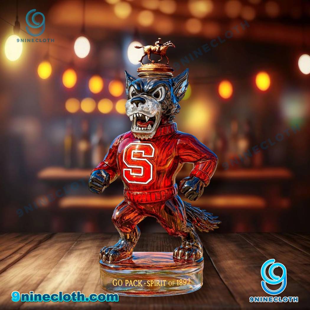 NC State Wolfpack Go Pack Spirit Of 1892 Whiskey Bottle-a MTKZ9IA