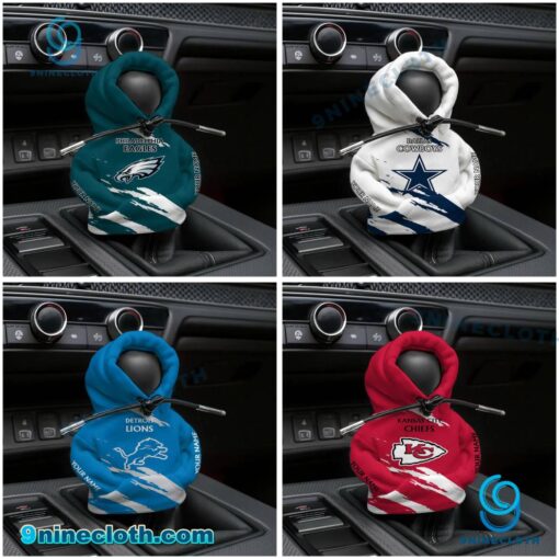 NFL Team Personalized Car Gear Shift Hoodie ce50yMB