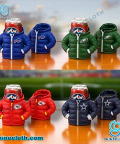 NFL Team Puffer Can Cooler Qw7fRym