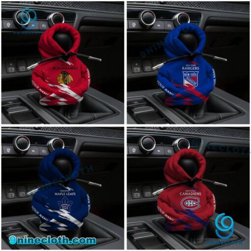 NHL Team Personalized Car Gear Shift Hoodie pvlEoe3