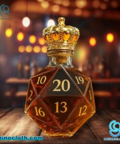 Nat20 D&D Whiskey Bottle VNFUuzc