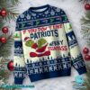 New England Patriots Grinch Merry Kissmyass Ugly Christmas Sweater-a GXmurR0