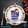 New York Giants Christmas Personalized Ceramic Plate L9jJn6R