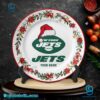 New York Jets Christmas Personalized Ceramic Plate-a NsZi67o