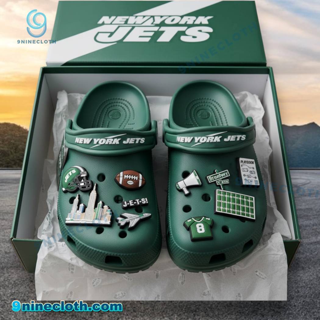 New York Jets Crocs With Charms-a aPQYqLC
