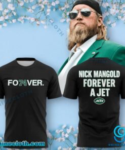 Nick Mangold Forever A Jet #74 T-shirt YeEvCKN