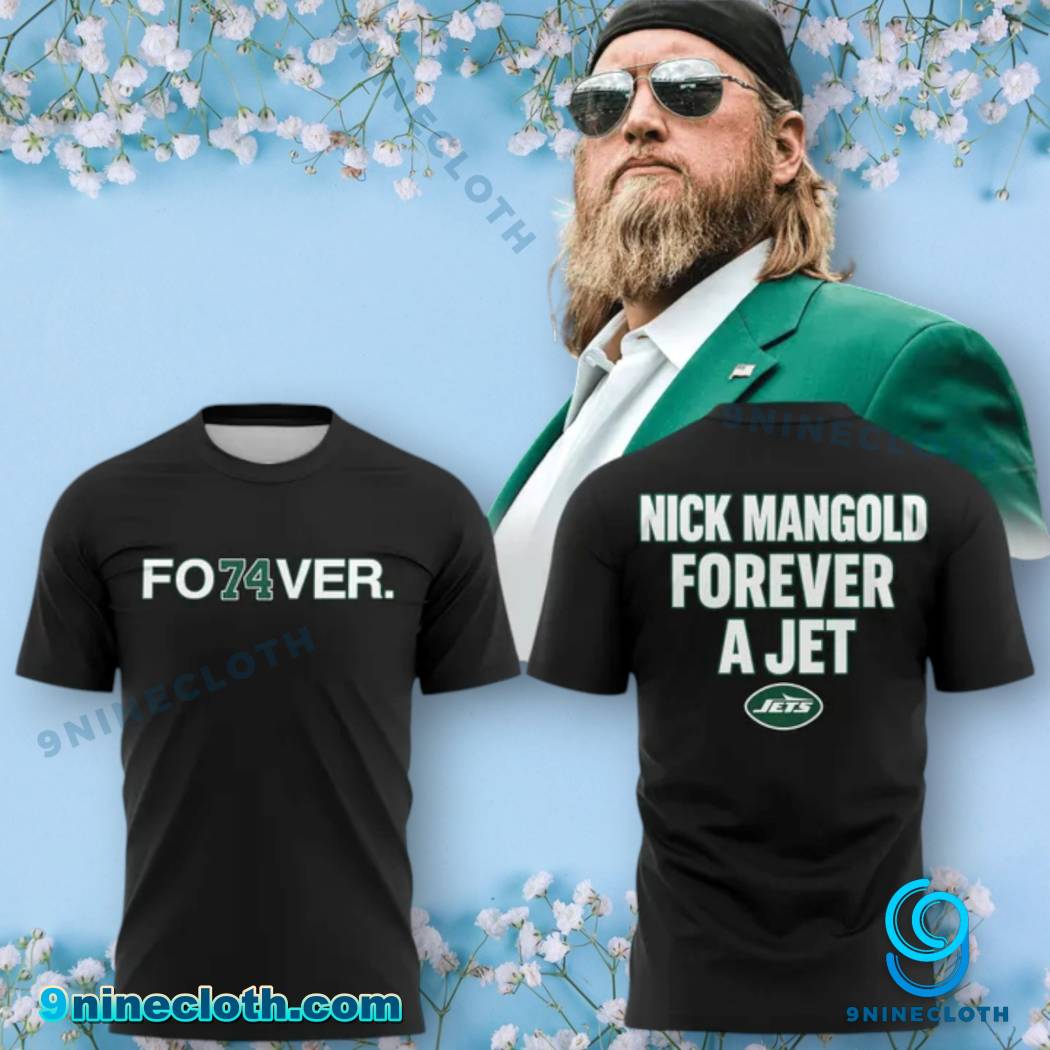 Nick Mangold Forever A Jet #74 T-shirt YeEvCKN