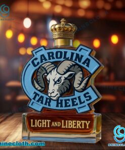 North Carolina Tar Heels Light And Liberty Whiskey Bottle 60CjdlU